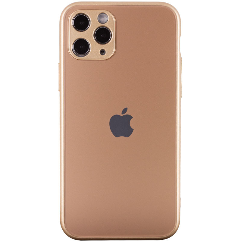 

TPU+Glass чохол Matte Candy Full camera для Apple iPhone 11 Pro Max (6.5") (Золотий)