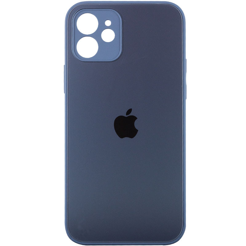 

TPU+Glass чехол Matte Candy Full camera для Apple iPhone 12 (6.1") Синий (186594)
