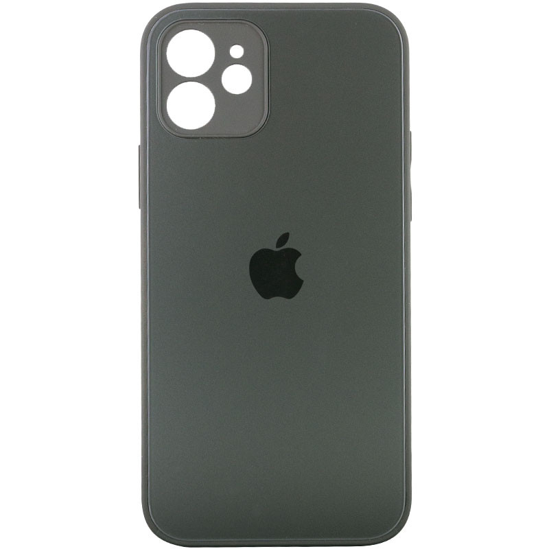

TPU+Glass чохол Matte Candy Full camera для Apple iPhone 12 mini (Зелений)