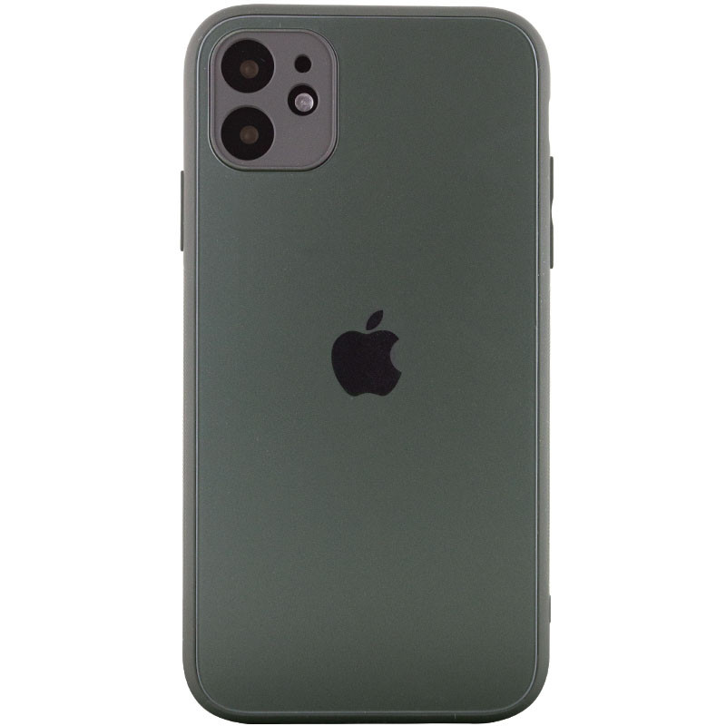 

TPU+Glass чехол Matte Candy Full camera для Apple iPhone 11 (6.1") Зеленый (186574)
