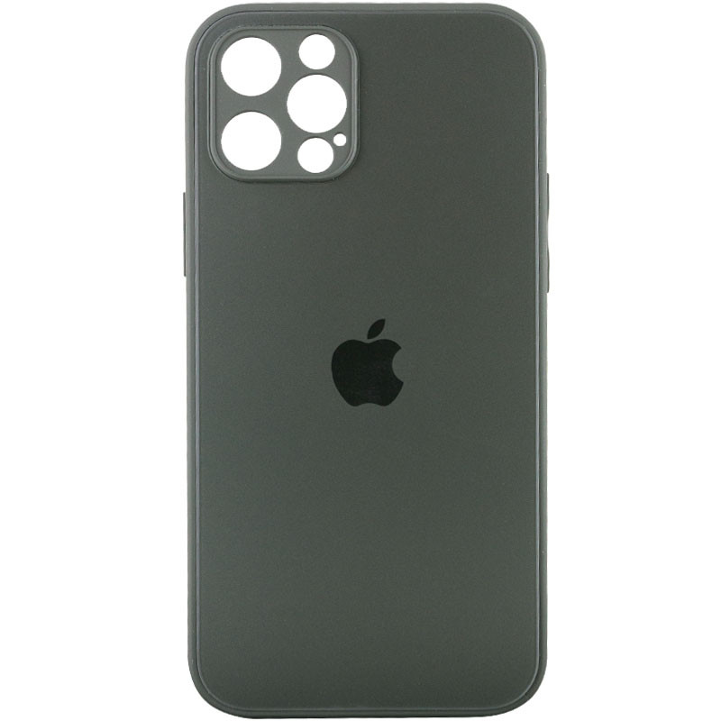 

TPU+Glass чехол Matte Candy Full camera для Apple iPhone 12 Pro Max (6.7") Зеленый (186568)