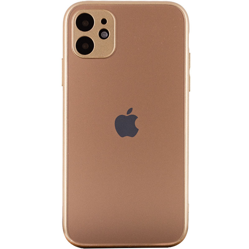 

TPU+Glass чехол Matte Candy Full camera для Apple iPhone 11 (6.1") Золотой (186575)