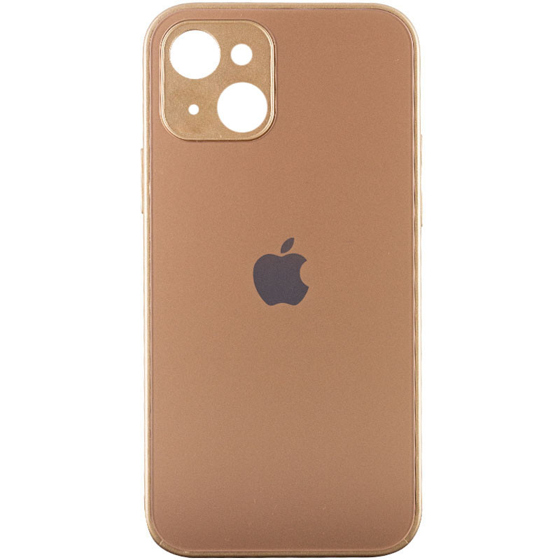

TPU+Glass чохол Matte Candy Full camera для Apple iPhone 13 (6.1") (Золотий)