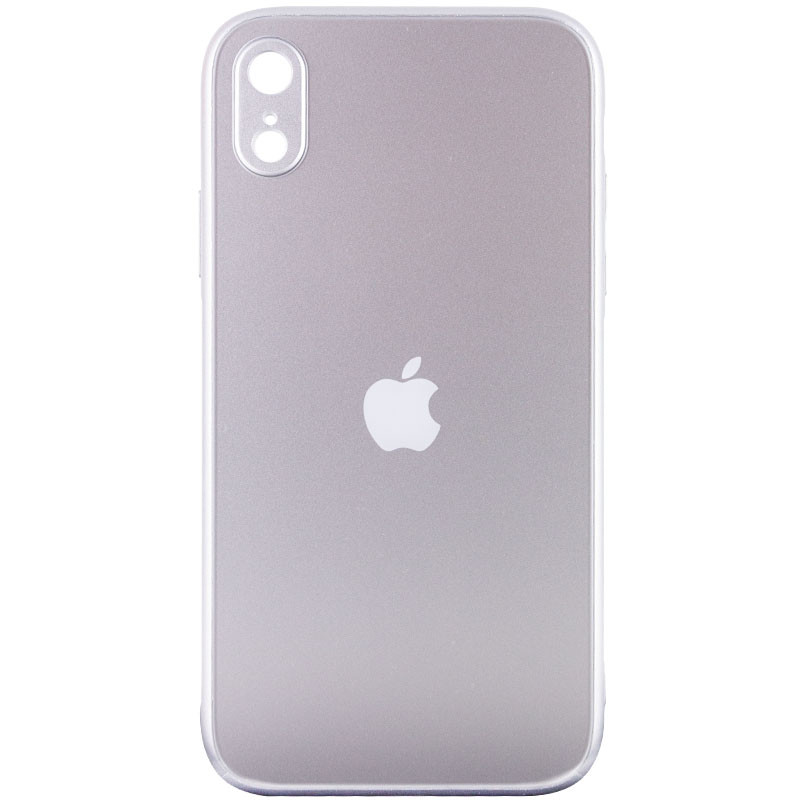 

TPU+Glass чехол Matte Candy Full camera для Apple iPhone XR (6.1") Белый (186615)