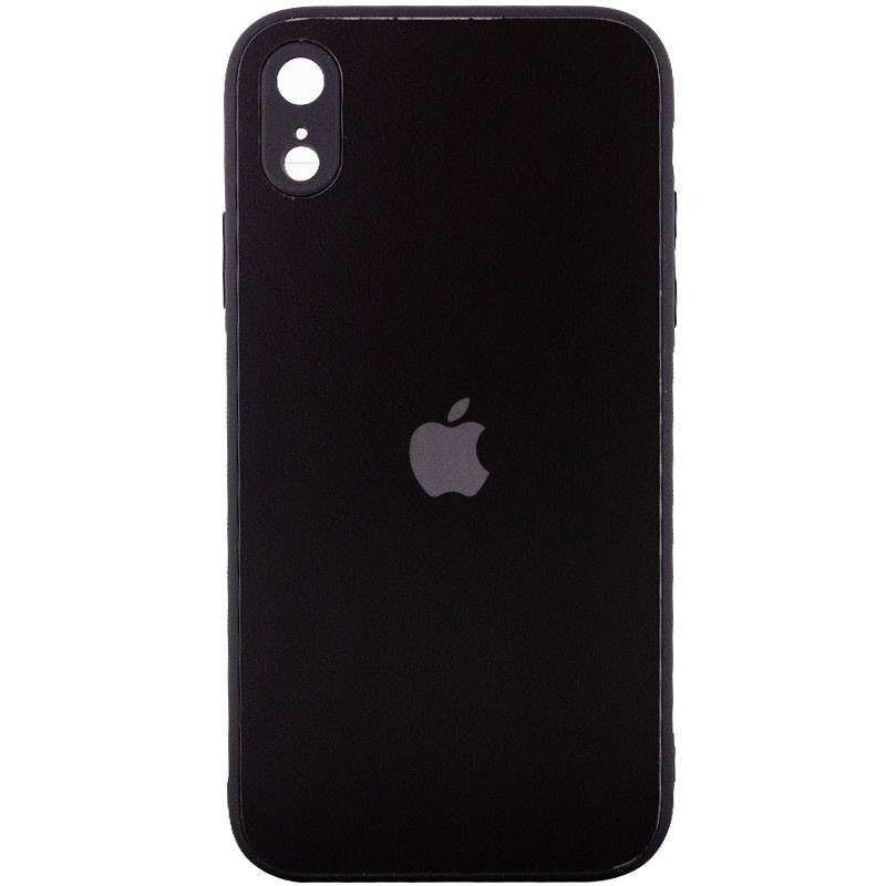 

TPU+Glass чехол Matte Candy Full camera для Apple iPhone XR (6.1") Черный (186619)