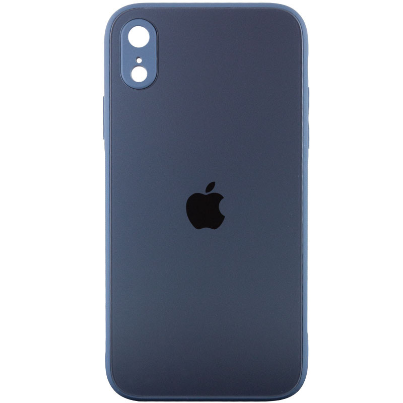 

TPU+Glass чехол Matte Candy Full camera для Apple iPhone XR (6.1") Синий (186618)