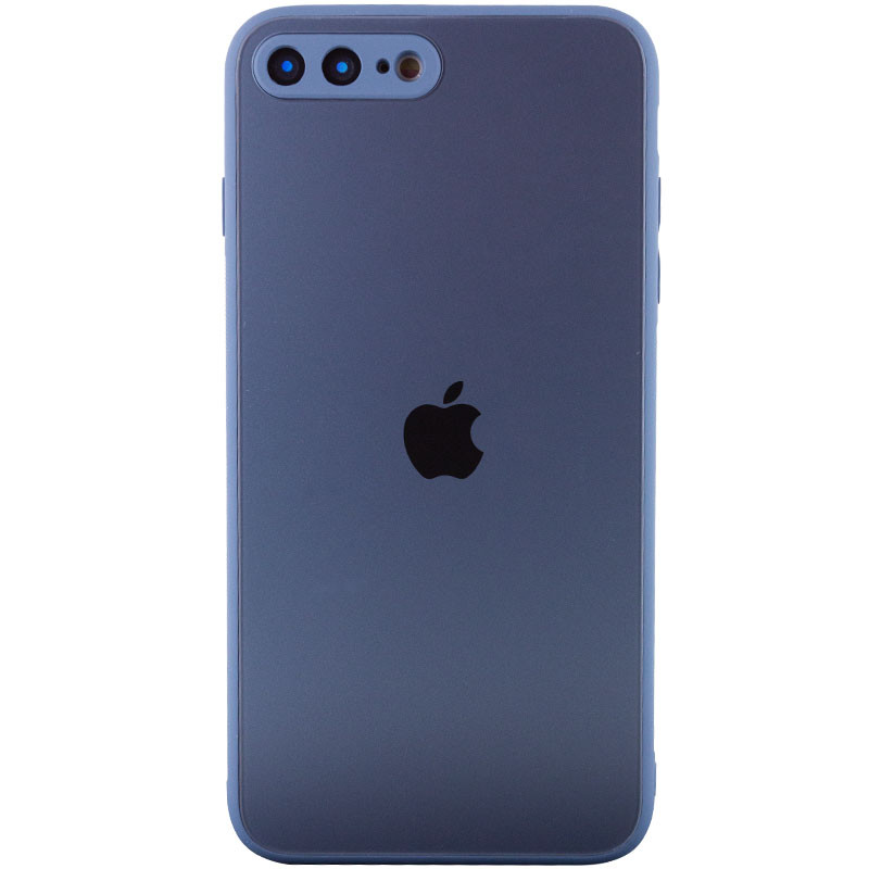 

TPU+Glass чехол Matte Candy Full camera для Apple iPhone 7 plus / 8 plus (5.5") Синий (186612)
