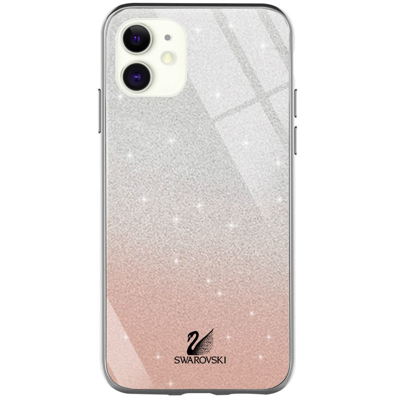 

TPU+Glass чехол Swarovski для Apple iPhone X (5.8") Золотой (152528)