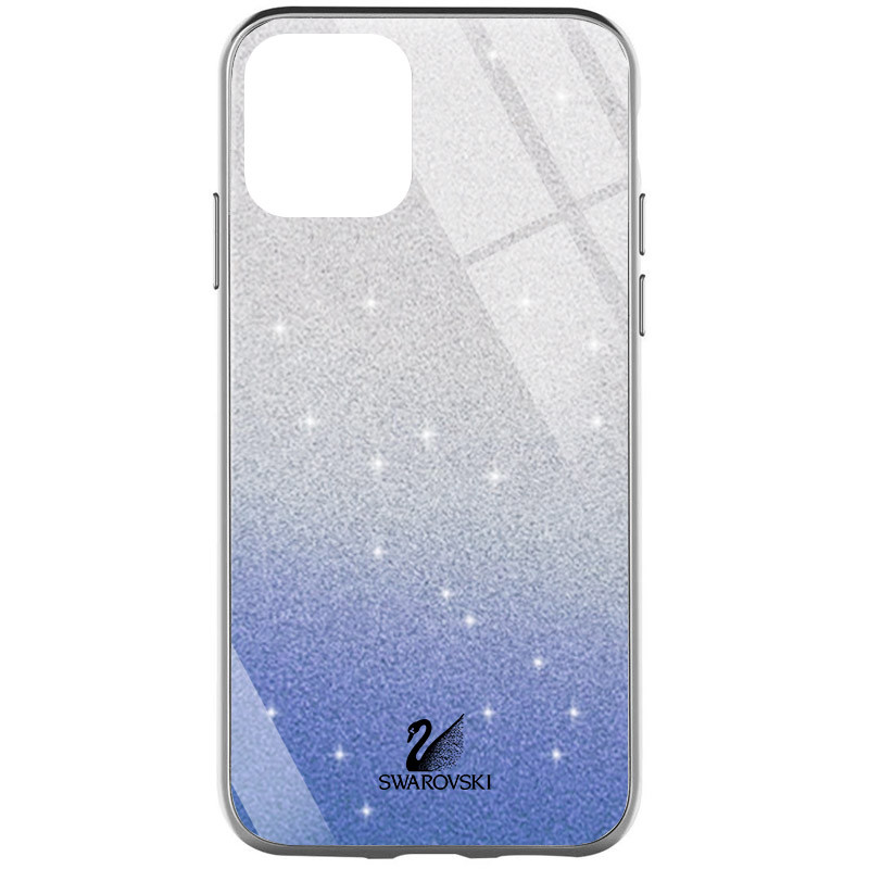 

TPU+Glass чехол Swarovski для Apple iPhone 12 mini (5.4") Синий (152537)