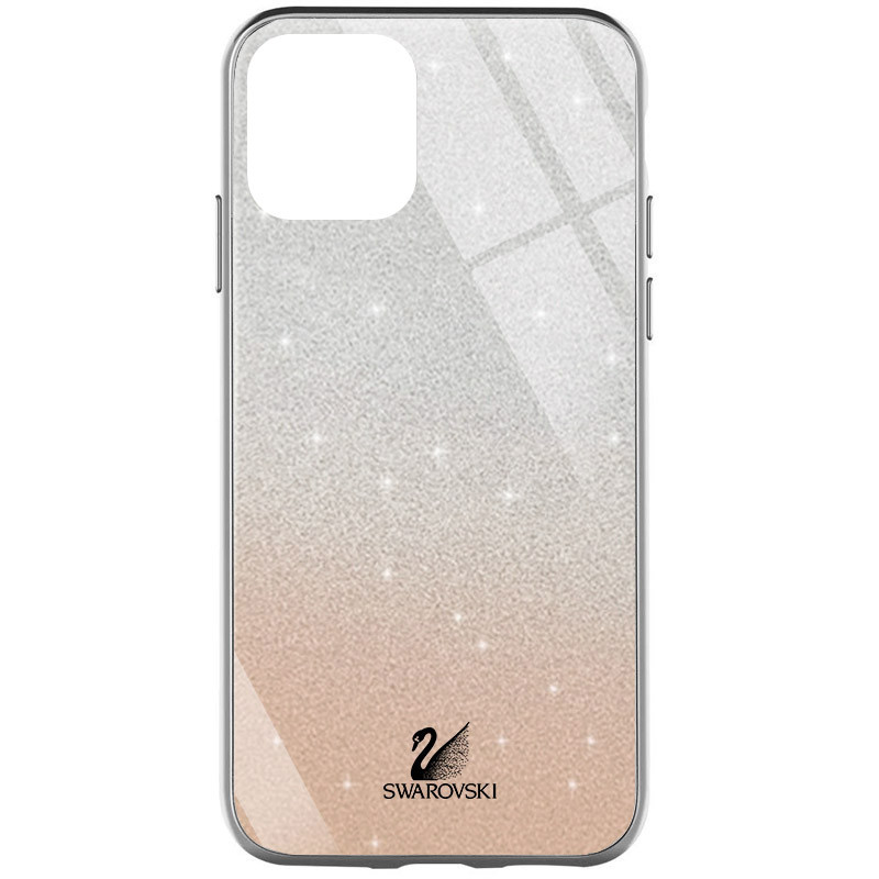 

TPU+Glass чехол Swarovski для Apple iPhone 12 mini (5.4") Золотой (152534)