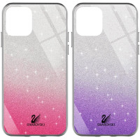 TPU+Glass чехол Swarovski для Apple iPhone 12 Pro / 12 (6.1")