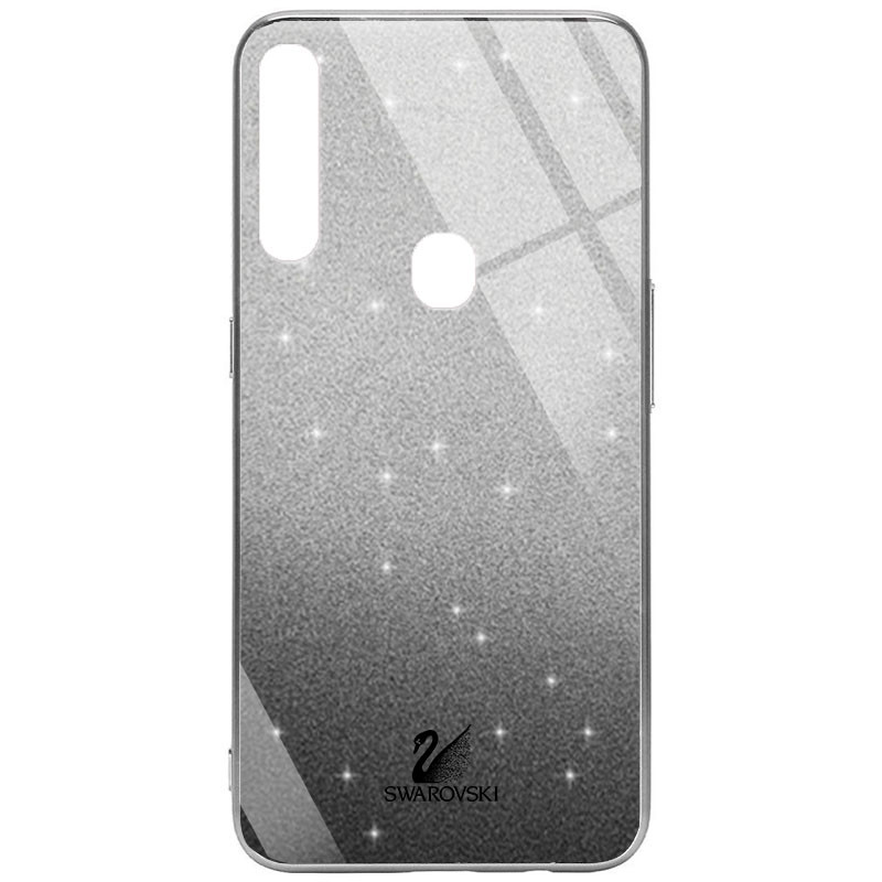 

TPU+Glass чехол Swarovski для Oppo A31 Черный (181301)