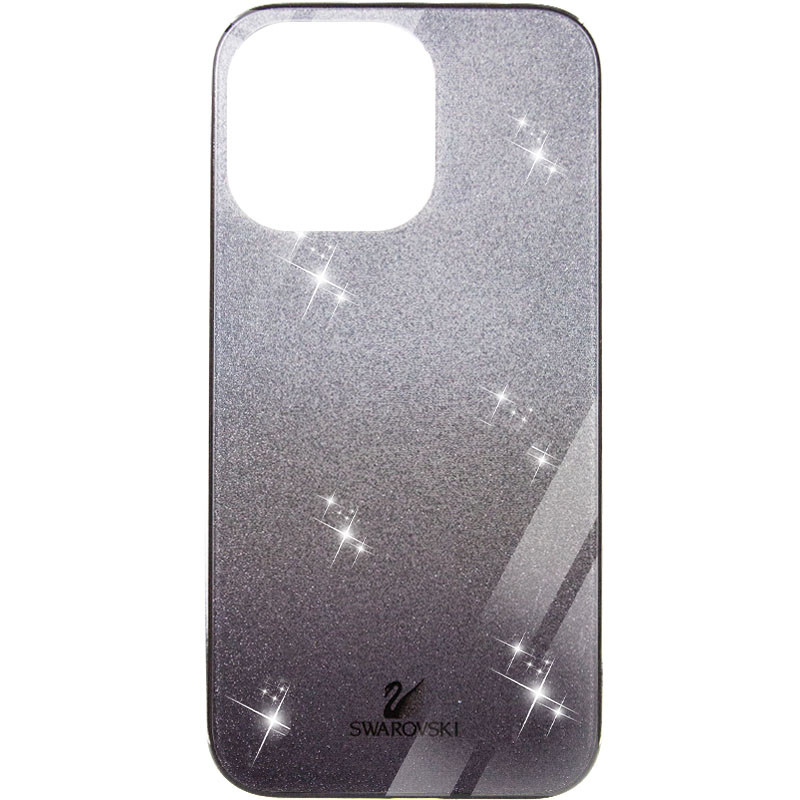 

TPU+Glass чохол Swarovski Full Camera для Apple iPhone 13 Pro Max (6.7") (Чорний)