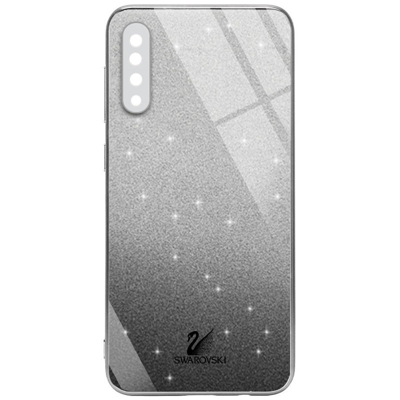 

TPU+Glass чехол Swarovski Full Camera для Samsung Galaxy A50 (A505F) / A50s / A30s Черный (194052)