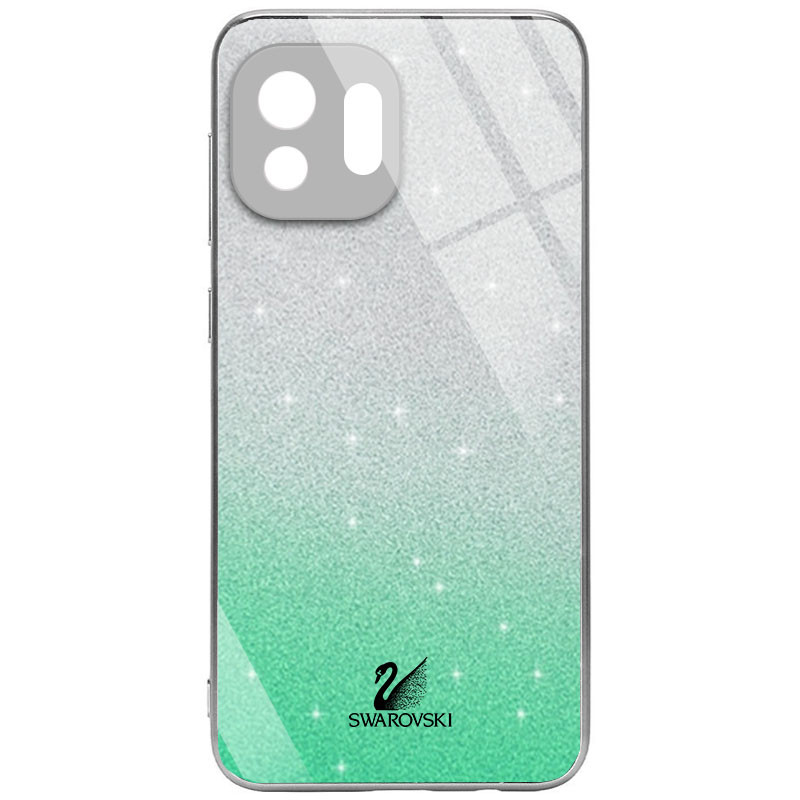 

TPU+Glass чехол Swarovski Full Camera для Xiaomi Mi 11 Lite Бирюзовый (194054)