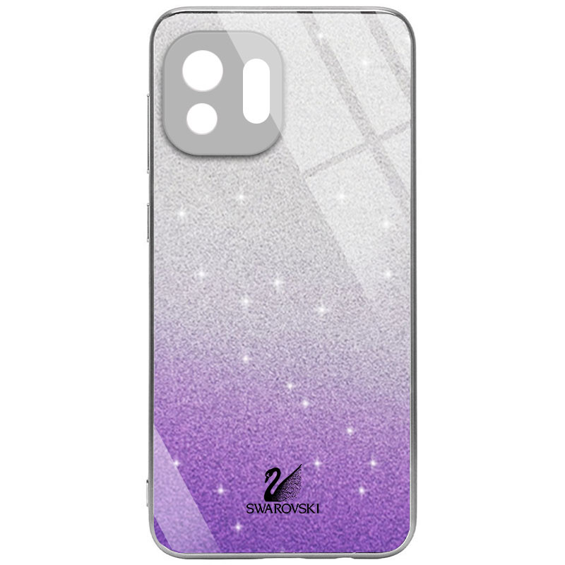 

TPU+Glass чехол Swarovski Full Camera для Xiaomi Mi 11 Lite Фиолетовый (194060)