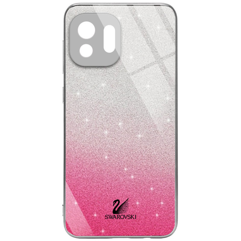 

TPU+Glass чехол Swarovski Full Camera для Xiaomi Mi 11 Lite Малиновый (194057)