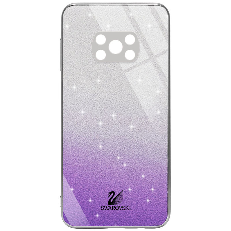 

TPU+Glass чехол Swarovski Full Camera для Xiaomi Poco X3 NFC / Poco X3 Pro Фиолетовый (181464)
