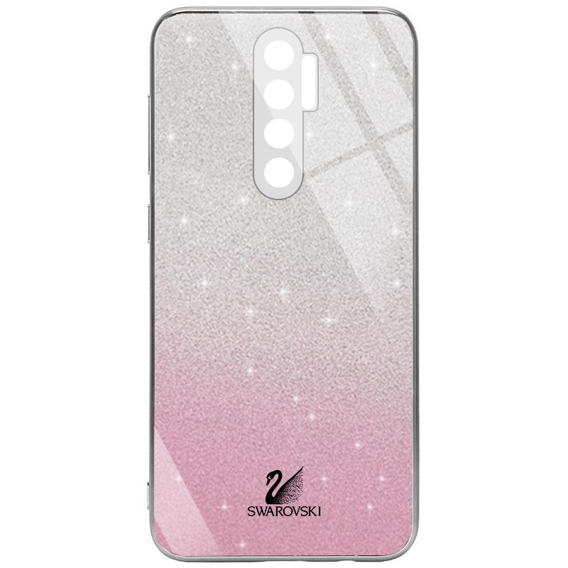 

TPU+Glass чехол Swarovski Full Camera для Xiaomi Redmi 9 Розовый (154760)