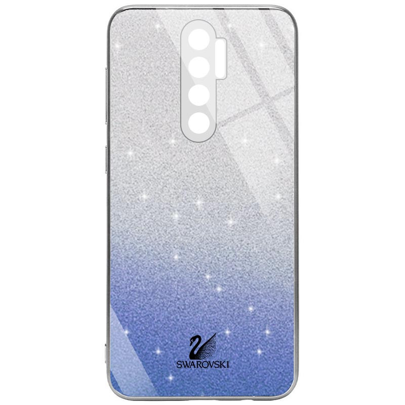 

TPU+Glass чехол Swarovski Full Camera для Xiaomi Redmi 9 Синий (154761)