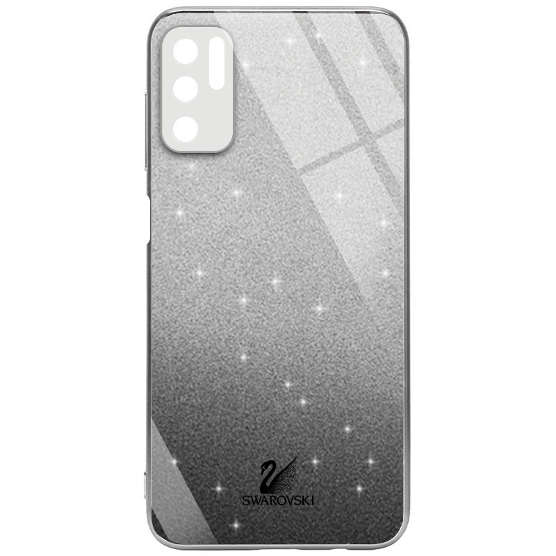 

TPU+Glass чехол Swarovski Full Camera для Xiaomi Redmi Note 10 5G / Poco M3 Pro Черный (194097)
