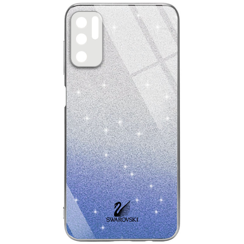 

TPU+Glass чохол Swarovski Full Camera для Xiaomi Redmi Note 10 5G (Синій)