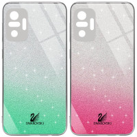 TPU+Glass чехол Swarovski Full Camera для Xiaomi Redmi Note 10 Pro / 10 Pro Max