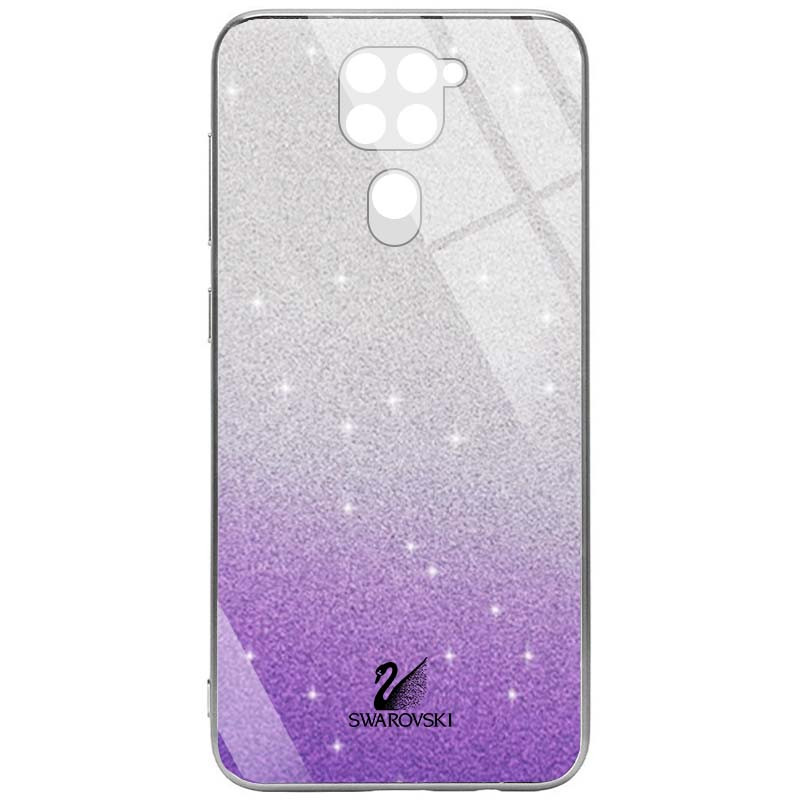 

TPU+Glass чехол Swarovski Full Camera для Xiaomi Redmi 10X Фиолетовый (154789)