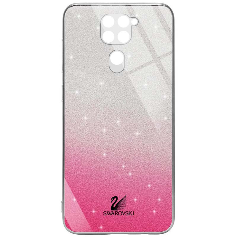 

TPU+Glass чехол Swarovski Full Camera для Xiaomi Redmi 10X Малиновый (154786)