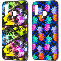 

TPU+Glass чехол Cute Print для Samsung Galaxy A30s