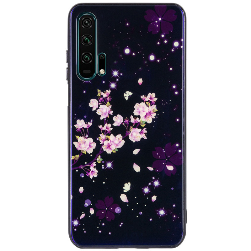 

TPU+Glass чехол Fantasy с глянцевыми торцами для Huawei Honor 20 Pro Цветение (119524)