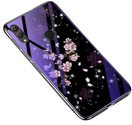 

TPU+Glass чехол Fantasy с глянцевыми торцами для Huawei Honor 8C Цветение (96214)