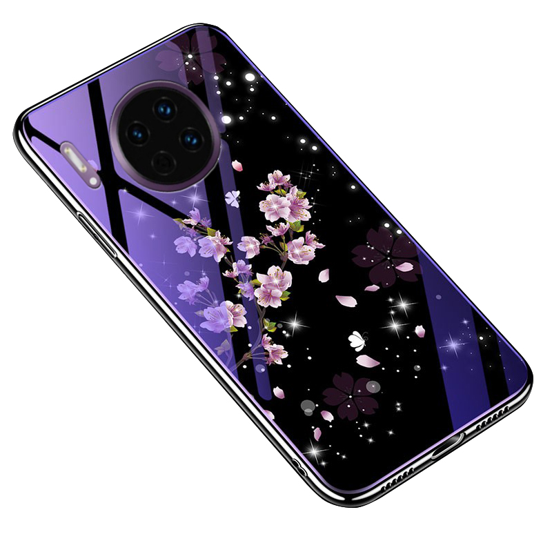 

TPU+Glass чехол Fantasy с глянцевыми торцами для Huawei Mate 30 Pro Цветение (115226)
