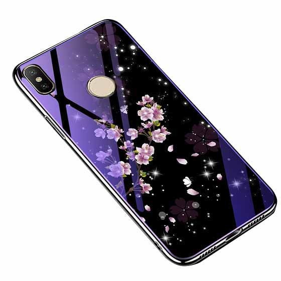 

TPU+Glass чехол Fantasy с глянцевыми торцами для Xiaomi Mi 8 Цветение (88554)