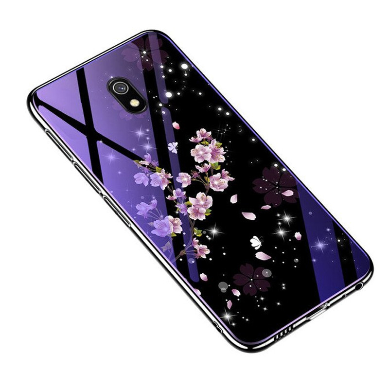 

TPU+Glass чохол Fantasy з глянсовими торцями для Xiaomi Redmi 8A (Цвітіння)
