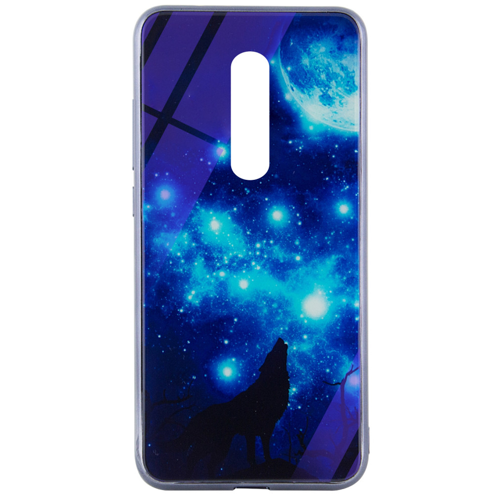 

TPU+Glass чехол Fantasy с глянцевыми торцами для Xiaomi Redmi K20 Pro Лунная ночь (108247)