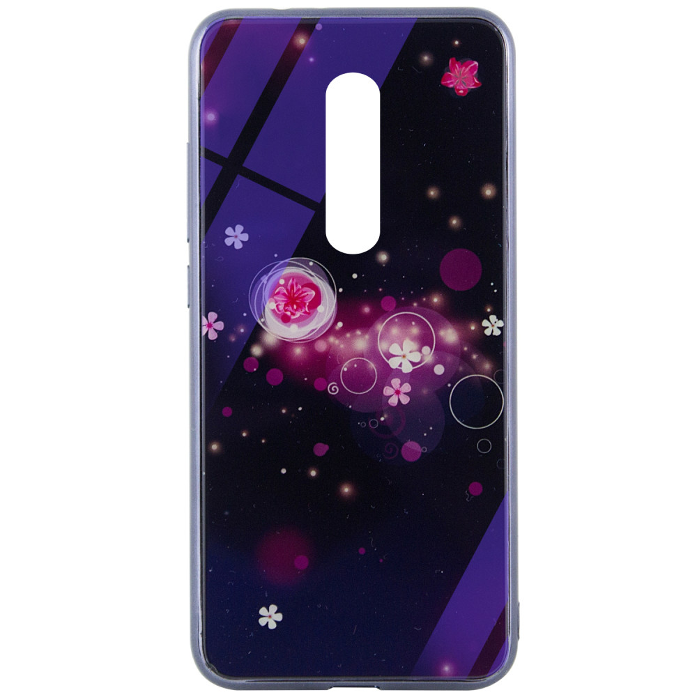 

TPU+Glass чехол Fantasy с глянцевыми торцами для Xiaomi Redmi K20 / K20 Pro / Mi9T / Mi9T Pro Пузырьки и цветы (108248)