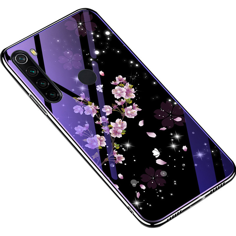 

TPU+Glass чехол Fantasy с глянцевыми торцами для Xiaomi Redmi Note 8 Цветение (111925)