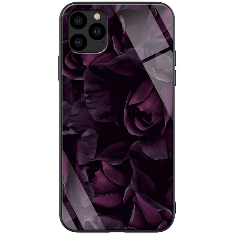 

TPU+Glass чохол ForFun для Apple iPhone 11 Pro (5.8") (Фіолетовий/Розы)