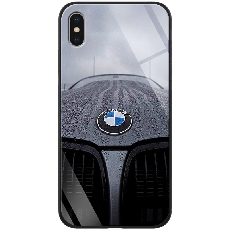 

TPU+Glass чехол ForFun для Apple iPhone X (5.8") Белый/БМВ (119267)