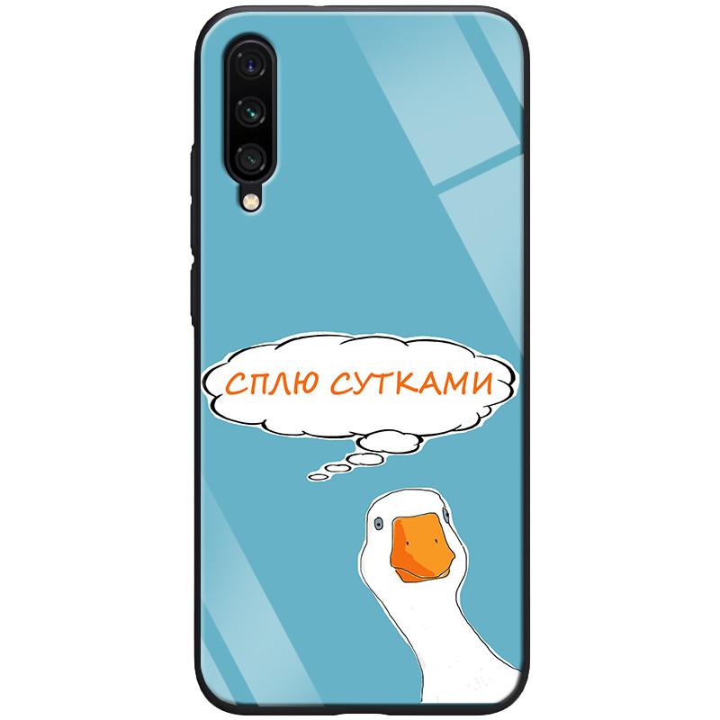 

TPU+Glass чохол ForFun для Xiaomi Mi A3 (CC9e) (Сплю цілодобово / блакитний)