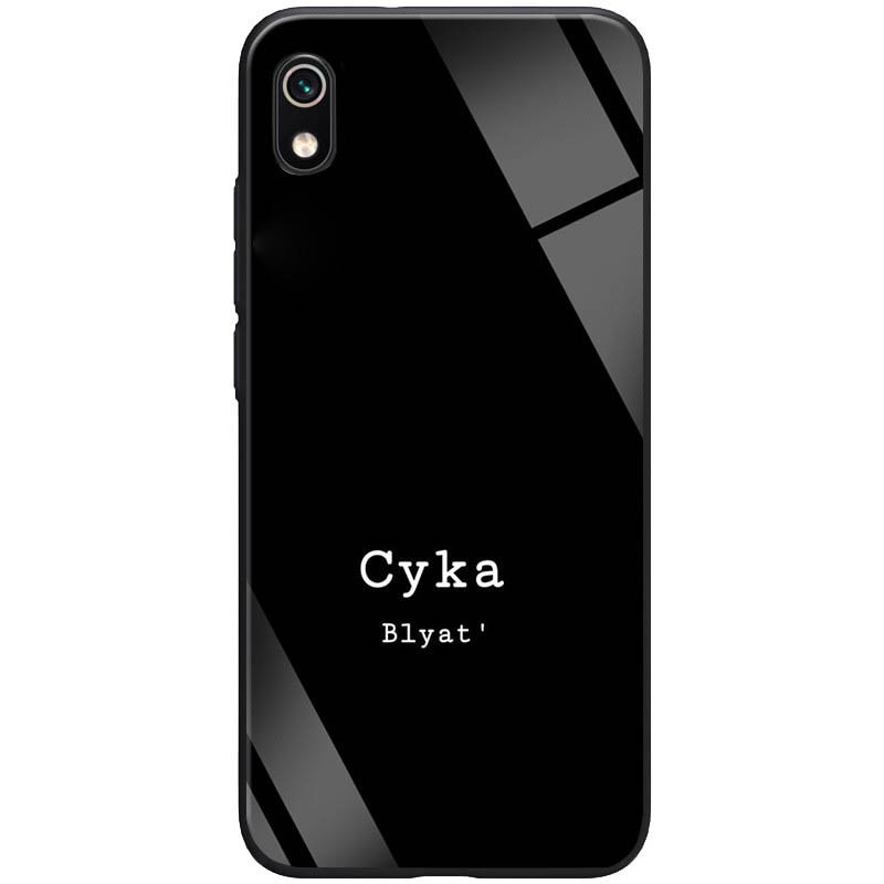 

TPU+Glass чехол ForFun для Xiaomi Redmi 7A СВ / Черный (110752)