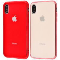 

TPU+Glass чехол Glamor для Apple iPhone X (5.8")