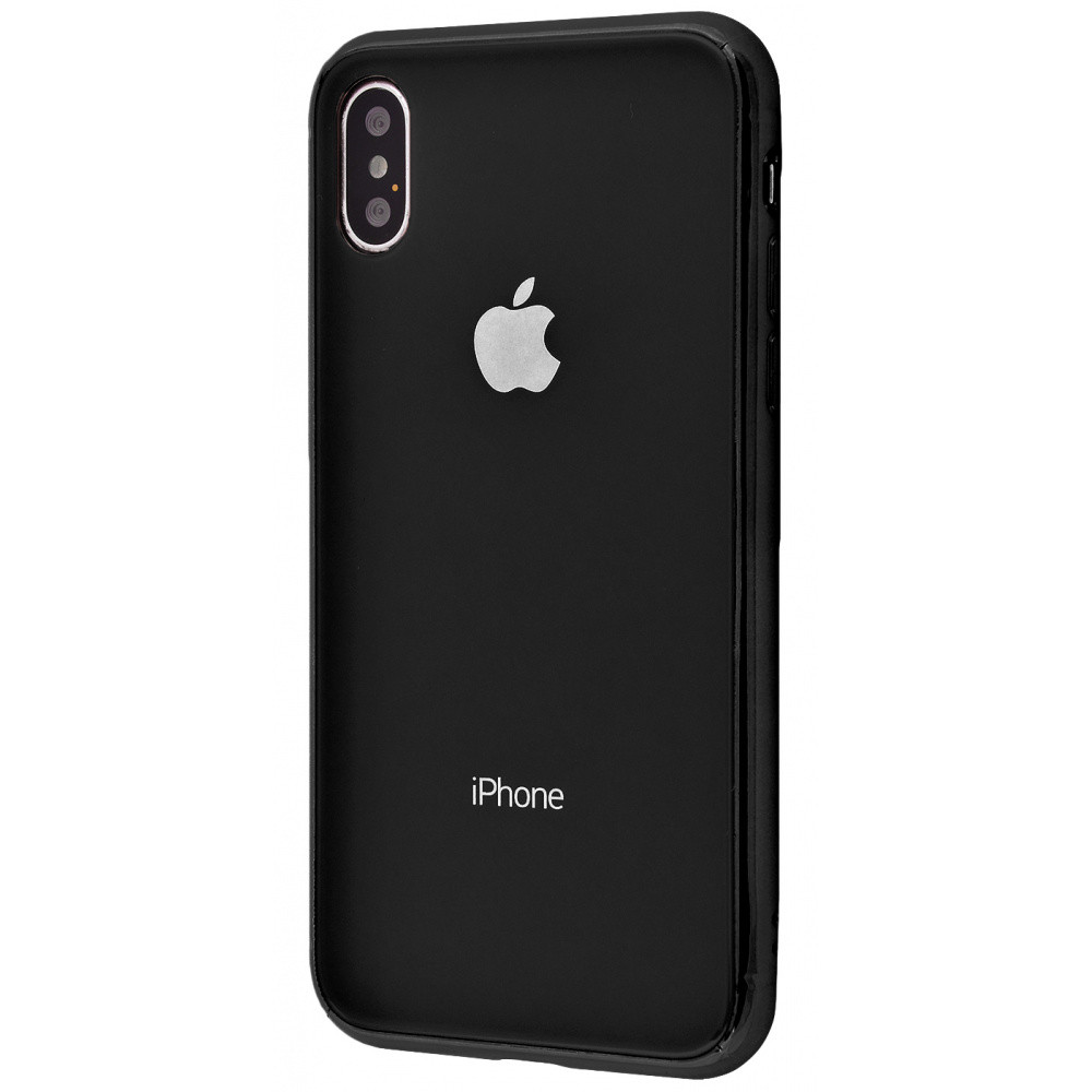

TPU+Glass чехол Glamor для Apple iPhone XS Max (6.5") Черный (116012)
