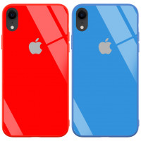 

TPU+Glass чехол GLOSSY Logo series для Apple iPhone XR (6.1")