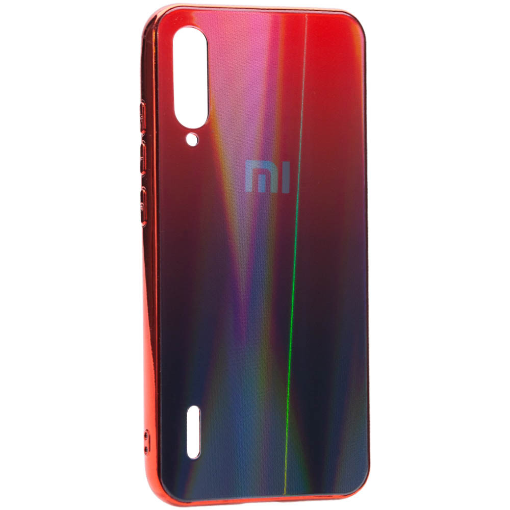 

TPU+Glass чехол Gradient Aurora с лого для Xiaomi Mi A3 (CC9e) Красный (109010)