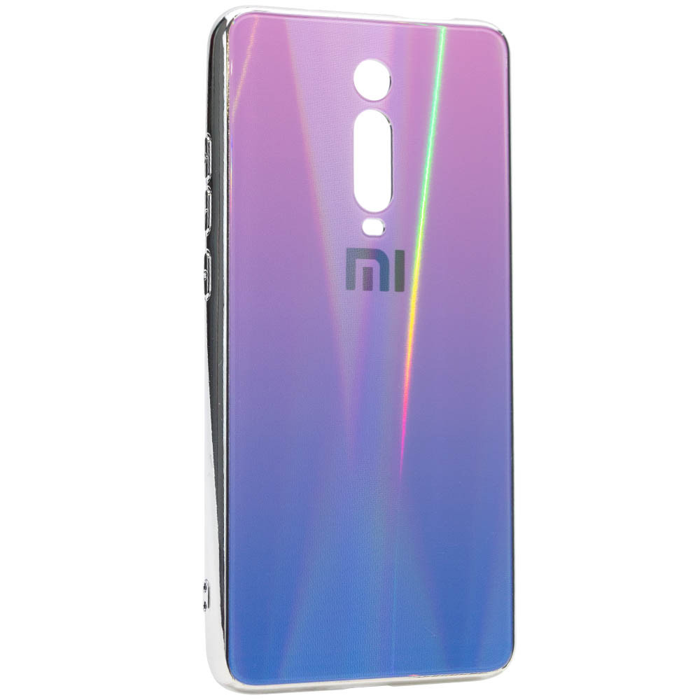 

TPU+Glass чехол Gradient Aurora с лого для Xiaomi Mi 9T Pro Фиолетовый (109036)