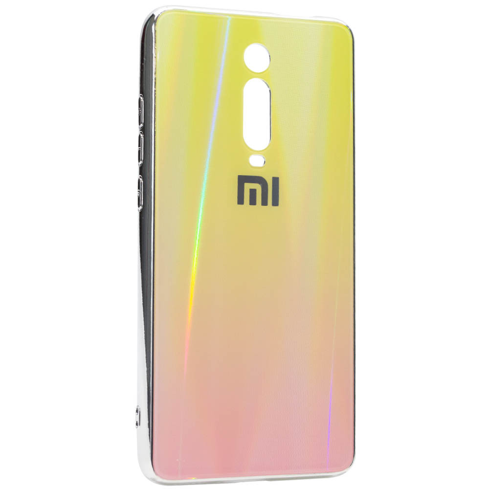 

TPU+Glass чехол Gradient Aurora с лого для Xiaomi Redmi K20 Pro Розовый (109035)