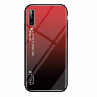 

TPU+Glass чехол Gradient HELLO для Samsung A750 Galaxy A7 (2018)