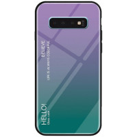 

TPU+Glass чехол Gradient HELLO для Samsung Galaxy S10e